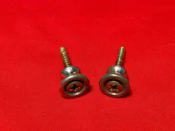 VINTAGE 1969 USA GIBSON GUITAR STRAP BUTTON SET LES PAUL SG ES330 335 EB BASS