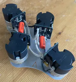50'S GIBSON LES PAUL WIRING 500K CTS PUSH/PULL-SERIES/PARALLEL 022 ORANGE DROP