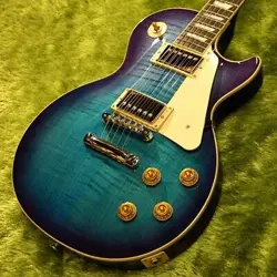 GIBSON LIGHTWEIGHT INDIVIDUAL NEW LES PAUL STANDARD 50S FIGURED TOP ~ BLUEBERRY
