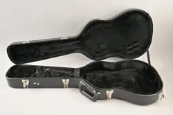 GIBSON EPIPHONE LES PAUL/LP HARDSHELL CASE ~CLEAN~ BLACK PLUSH INTERIOR