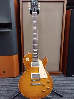 GIBSON CUSTOM SHOP 60TH ANNIV 1959 LES PAUL STANDARD GOLDEN POPPY BURST USA 2019