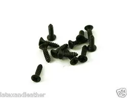 #3 PICKGUARD SCREWS BLACK ( 12PC ) FITS GIBSON LES PAUL,FIREBIRD,FLY V,EXPLORER