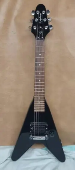 EPIPHONE MINI FLYING V ELECTRIC GUITAR BLACK