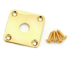 GOTOH GOLD FINISH METAL SQUARE JACK PLATE FOR GIBSON LES PAUL® AP-0633-002