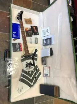GIBSON JASON HOOK M4 SHERMAN EXPLORER SIGNATURE GUITAR - SIGNED BY JASON HOOK