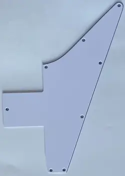 FOR FIT GIBSON 76 EXPLORER RE-ISSUE STYLE BLANK GUITAR PICKGUARD 3 PLY WHITE