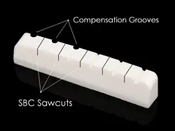 GEETARGIZMOS COMPENSATED / SB CONCEPT BONE NUT HANDCRAFTED FOR GIBSON GUITARS
