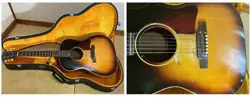 ACOUSTIC GUITAR GIBSON LG-1 SUNBURST S/N 273656