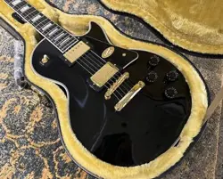EPIPHONE LES PAUL CUSTOM EBONY        INSPIRED BY GIBSON CUSTOM 4.27KG