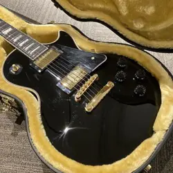 EPIPHONE  10 26 INSPIRED BY GIBSON LES PAUL CUSTOM EBONY       ELECTRIC GUITAR