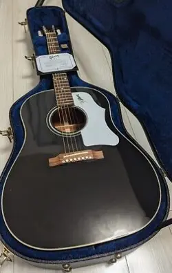 ACOUSTIC GUITAR GIBSON CUSTOM SHOP 60S J-45 2014 BLACK WITH CASE