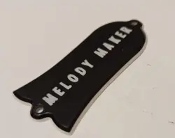 USED USA GIBSON MELODY MAKER TRUSS ROD COVER 2 PLY BLACK WHITE MELODYMAKER