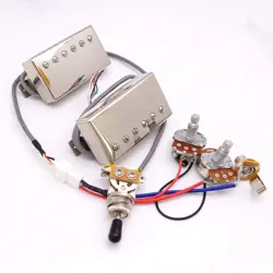 498R 498T GUITAR ALNICO V PICKUPS 4C WITH 1V1T WIRING HARNESS FOR GIBSON GUITAR