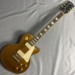 GIBSON 1950S LES PAUL STANDARD W/P-90 GOLD TOP MADE IN USA SOLID ELECTRIC GUITAR