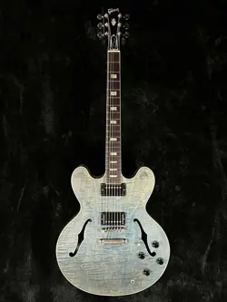GIBSON MEMPHIS LIMITED RUN ES-335 FIGURED INDIGO BLUE USA 2015 ELECTRIC GUITAR