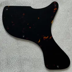 CUSTOM FOR GIBSON LES PAUL JUNIOR 1958 DC STYLE GUITAR PICKGUARD BROWN TORTOISE