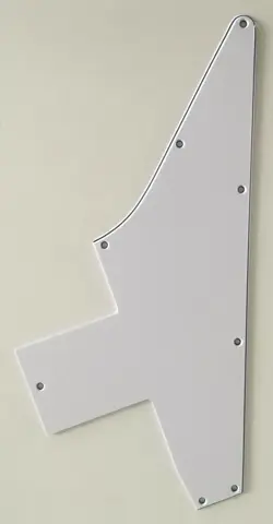 FOR GIBSON EXPLORER 76 REISSUE BLANK GUITAR PICKGUARD SCRATCH PLATE,3 PLY WHITE