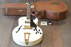 RARE! 1991 GIBSON ES-175 ARCHTOP HOLLOWBODY ELECTRIC GUITAR ALPINE WHITE   OHSC