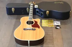 2008 GIBSON SONGWRITER DELUXE EC NATURAL ACOUSTIC/ ELECTRIC GUITAR   OHSC