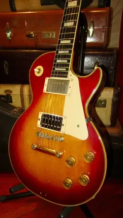 VINTAGE 1971 GIBSON LES PAUL CUSTOM CHERRY RED SUNBURST