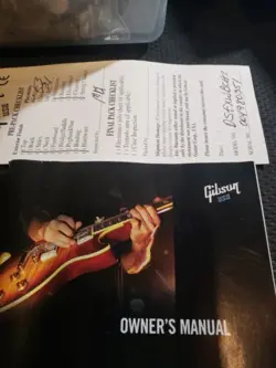 GIBSON LES PAUL MANUALS 2008