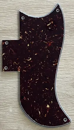 PICK GIBSON SG 61 STYLE GUITAR PICKGUARD SCRATCH PLATE,4 PLY BROWN TORTOISE