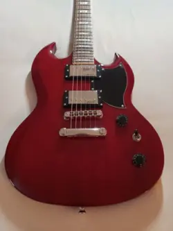 HARLEY BENTON DC CUSTOM CH CHERRY RED SG W/ GROVER TUNERS GIBSON THOMANN NICE!