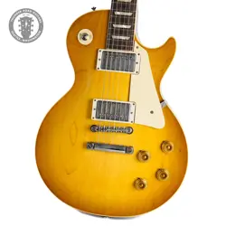 2021 GIBSON CUSTOM SHOP LES PAUL 1958 REISSUE LEMON BURST VOS