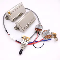 498R 498T GUITAR HUMBUCKER PICKUPS 2C WITH 1V1T WIRING HARNESS FOR GIBSON GUITAR