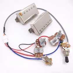 498R 498T GUITAR HUMBUCKER PICKUPS 2C WITH 2V2T WIRING HARNESS FOR GIBSON GUITAR