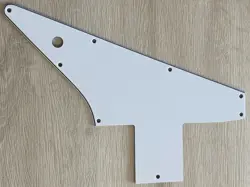 FOR GIBSON 76 EXPLORER RE-ISSUE STYLE GUITAR PICKGUARD SCRATCH PLATE,3 PLY WHITE