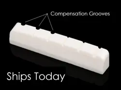 ALWAYSHANDCRAFTED COMPENSATED BONE NUT MADE FOR GIBSON GUITAR LES PAUL 335...