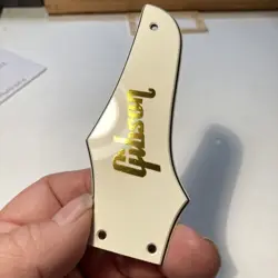 3 PLY PARCHMENT TRUSS ROD COVER FOR GIBSON FIREBIRD   GOLD DECAL MADE IN USA