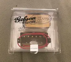 GIBSON 57 CLASSIC PICKUP SET HUMBUCKLER USED SEE READ WITH CASE