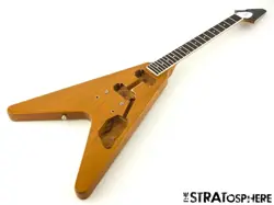 GIBSON USA 70S FLYING V MODEL BODY & NECK AMERICAN SLIM TAPER ANTIQUE NATURAL