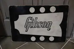 GIBSON VINTAGESIGN WOODEN USED