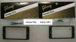 GIBSON® BLACK PICKUP RINGS SET LES PAUL SG ES 335 175 FITS PRS SE M69 REAL DEAL