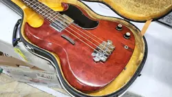GIBSON EB-0 VINTAGE SG ELECTRIC BASS, MAHOGANY, CHERRY, 1960S-70S