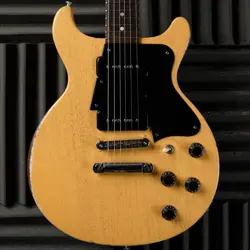 GIBSON LES PAUL FADED DOUBLE CUTAWAY 2006 - WORN YELLOW