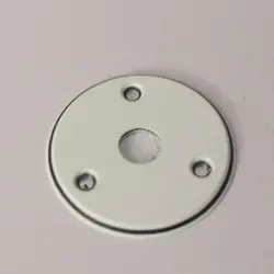 58 FLYING V REPLACEMENT ROUND JACK PLATE FOR GIBSON USA - WHITE 3 PLY