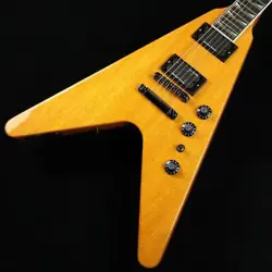 GIBSON DAVE MUSTAINE FLYING V ANTIQUE NATURAL S/N 214330098 MODEL