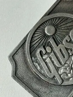 1970S GIBSON BELT BUCKLE PURCHASE PRIVILEGE VINTAGE