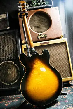 GIBSON ES-335 DOT VINTAGE SUNBURST 2003 SAFE DELIVERY FROM JAPAN