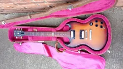 GIBSON SG 120TH ANNIVERSARY FIREBURST SPECIAL 2014 ELECTRIC GUITAR   HARD CASE