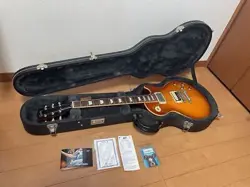 ELECTRIC GUITAR GIBSON LES PAUL FLAMED TOP MADE IN USA S/N 02233453