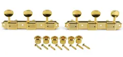 KLµSON GOLD W GOLD BUTTONS 3 ON A PLATE SUPREME TUNERS FITS GIBSON, KTS-3P-Ǥ