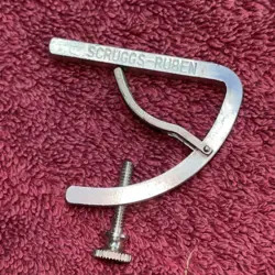 VINTAGE  SCRUGGS RUBEN PATENT APPLIED FOR  BANJO CAPO FOR GIBSON AND OTHERS