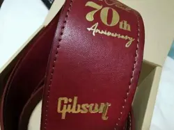 GRANDE UOMO GIBSON LES PAUL 70TH ANNIVERSARY LEATHER STRAP RARE