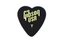 VINTAGE GIBSON USA THIN HEART GUITAR PICK