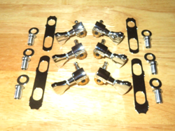HIPSHOT CHROME OPEN GEAR 3X3 TUNERS